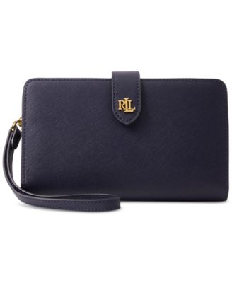Lauren Ralph Lauren - Crosshatch Leather Tech Wristlet