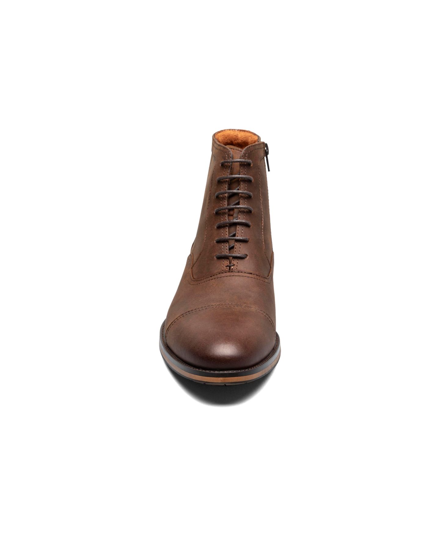 Мужские ботинки Stacy Adams Porter Cap Toe Side Zip, цвет: Коричневый — фото 2