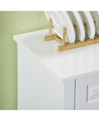 Modern Sideboard Cabinet with Drawers and Adjustable Shelves