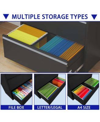 5-Drawer Lockable Metal File Cabinet for Home/Office Use