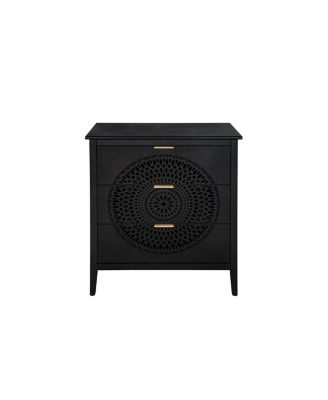 Streamdale Carved Wood Dresser with Storage