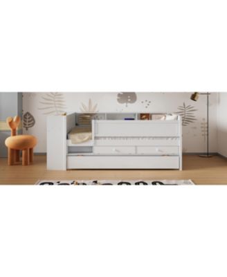 Streamdale Multi-Functional Twin Daybed with Storage and Extras, Gray