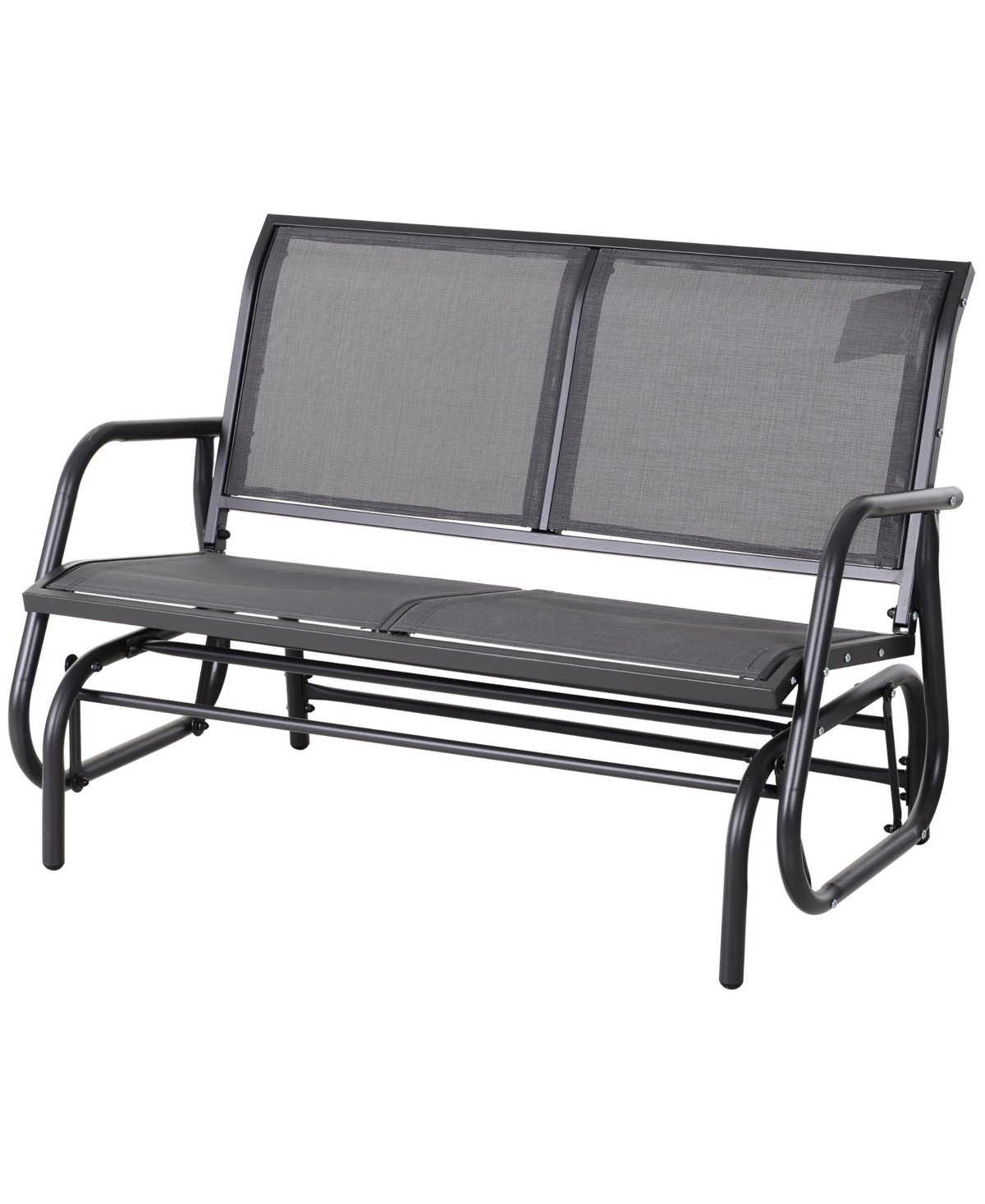 Streamdale Furniture Outdoor Glider Bench: Patio Swinging Loveseat for Yard/Porch