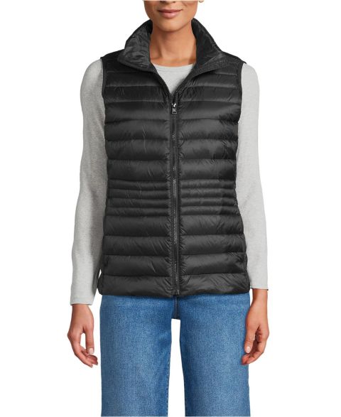 Женские жилеты Lands' End Petite Wanderweight Packable Down Vest