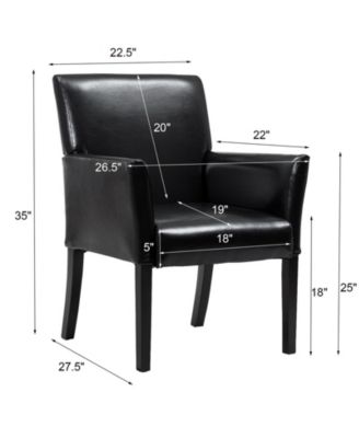 Modern PU Leather Executive Arm Chair Sofa