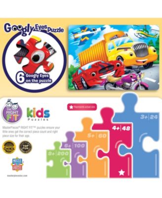 Googly Eyes - Vehicles 48 Piece Jigsaw Puzzle