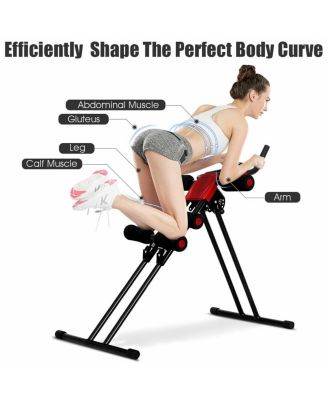 Abdominal Workout Equipment with LCD Monitor for Home Gym