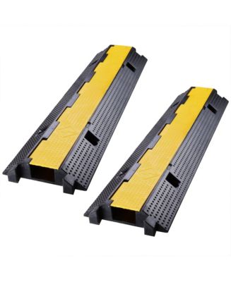 Yescom 1-Channel 22000 Lbs Capacity Hose Protective Cable Ramp Speed ...