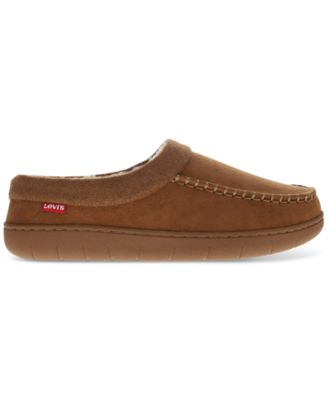Men's Victor Faux-Sherpa Slippers