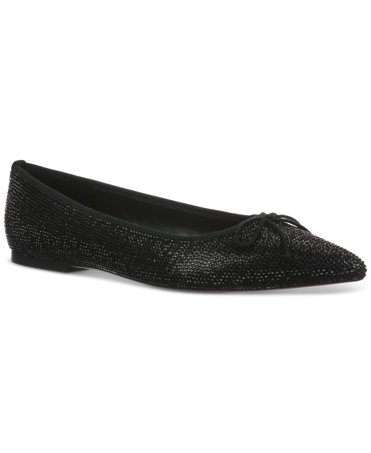 Inc International Concepts Persie Bow Flats, Created For Macy's In Black Bling