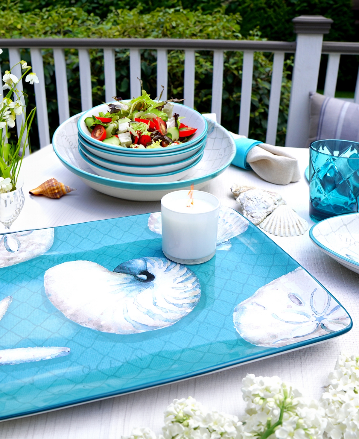 Certified International Ocean View Rectangular Platter