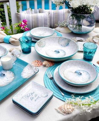 Ocean View Set of 4 Soup Bowls