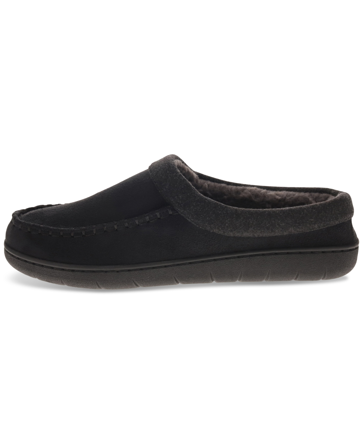 Levi's Men's Victor Faux-sherpa Slippers In Black