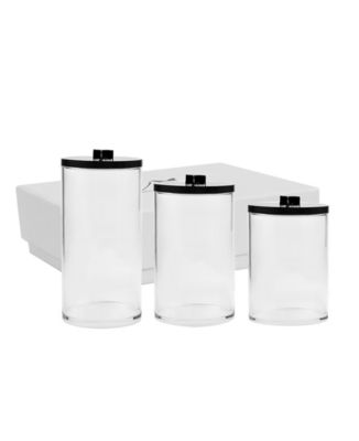Crystal Canisters, Set of 3