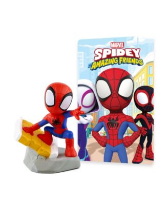 Marvel Set with Spidey, Spin, Ghost Spider, and Black Panther Audio Play Figurines