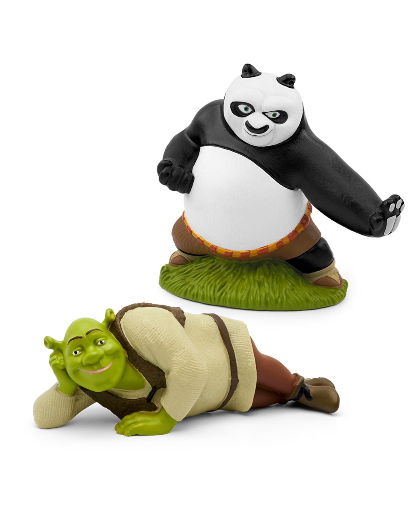 Детские фигурки Tonies Dreamworks Shrek and Kung Fu Panda Screen-Free, No Batteries Audio Figurines, 2-Piece Set, Ages 3+ — фото 1