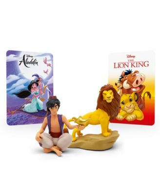 Disney Aladdin and Lion King Audio Figurine, 2 Pack
