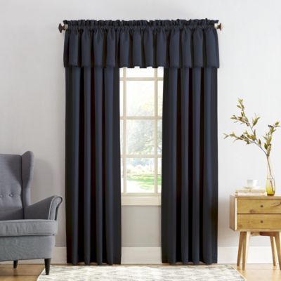 Grant Room Darkening Rod Pocket Curtain Valance