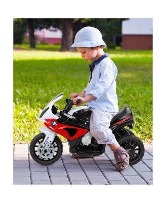 Kids Ride On Motorcycle BMW Licensed 6V Electric 3 Wheels Bicycle w/ Music&Light Red