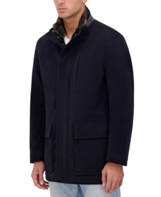 Men's Wool Plush Car Coat