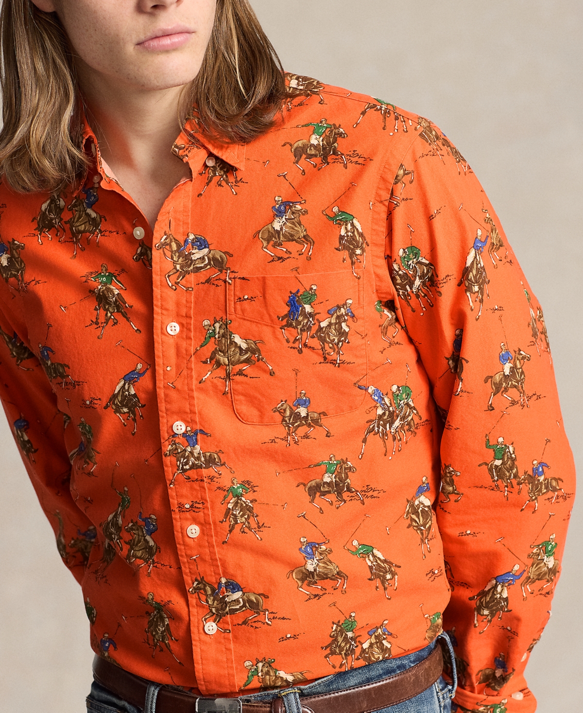 Polo Ralph Lauren Men's Classic-Fit Polo Match Oxford Shirt