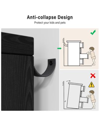 5-Drawer Dresser with Deep Drawers and Vintage Pattern Design