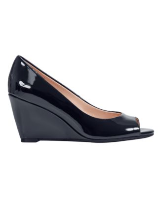 Women's Tufflove Peep Toe Wedge Pumps