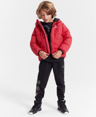 Jordan Big Boys 8 20 Welded Puffer Jacket M