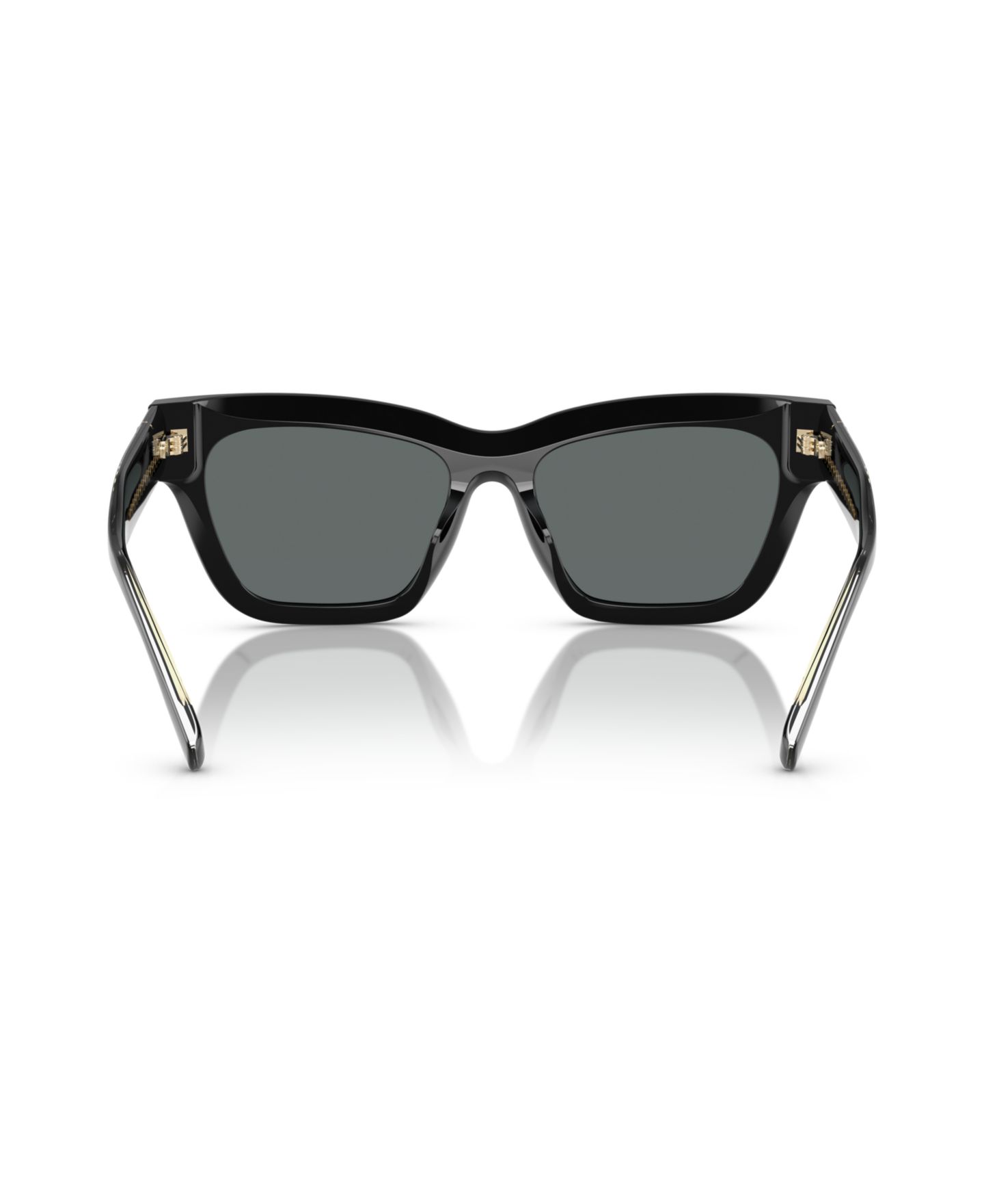 Женские солнцезащитные очки Tory Burch Polarized Sunglasses TY7208U, цвет: Чёрный — фото 4
