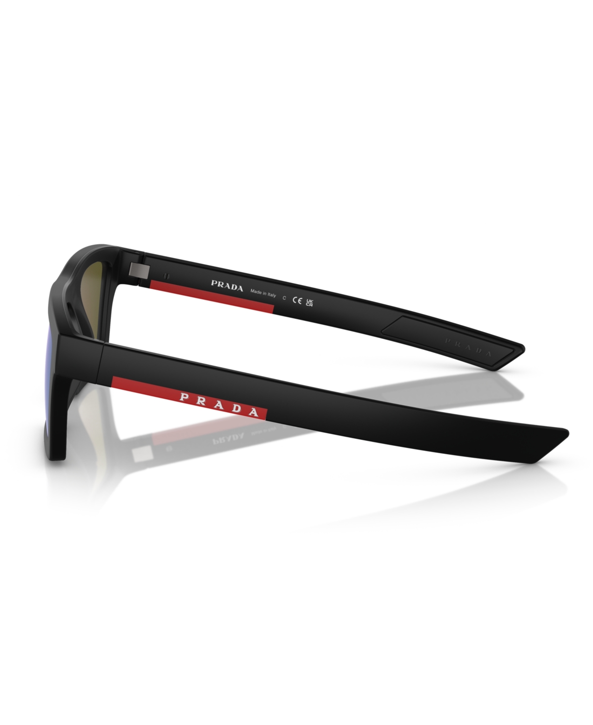 Prada Linea Rossa Man Sunglass Ps A07s In Matte Black