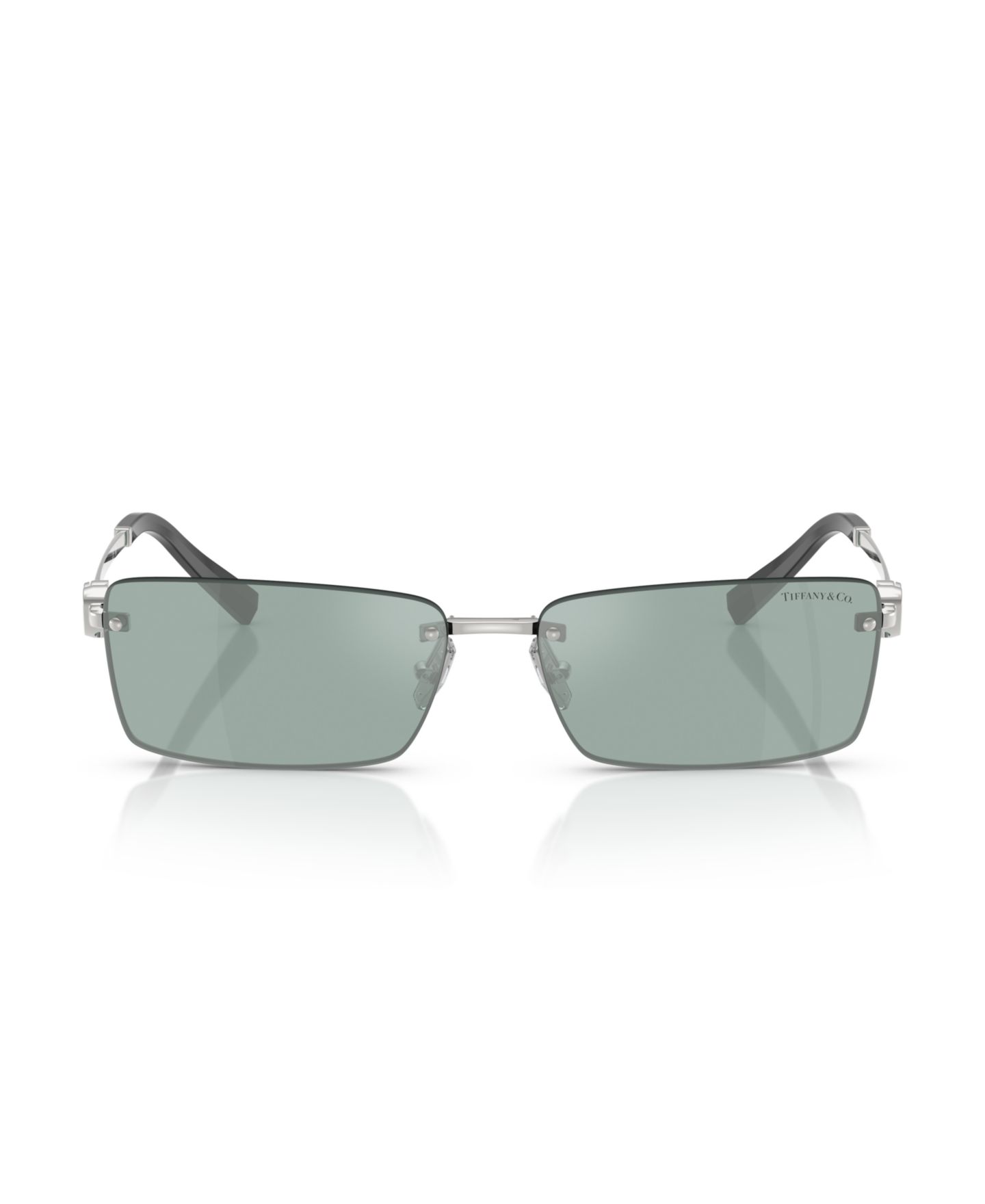 Солнцезащитные очки Tiffany & Co. Unisex Round Sunglasses, TF3108B, цвет: Серебряный — фото 2