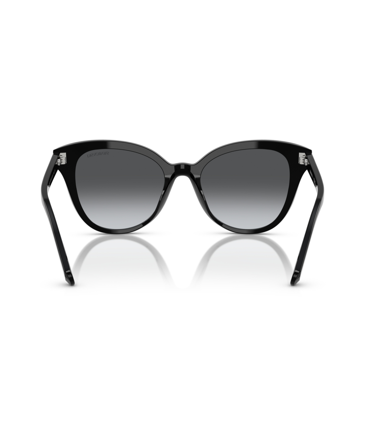 Swarovski Crystal-embellished Oversized Sunglasses In Black