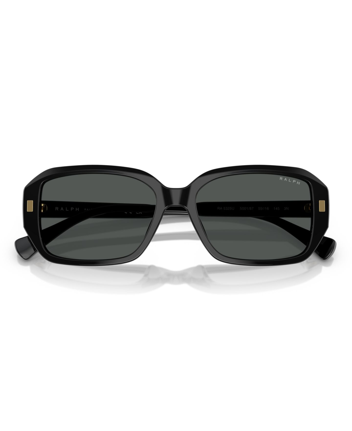 Женские солнцезащитные очки Ralph by Ralph Lauren Sunglasses RA5325U, цвет: Блестящий чёрный — фото 5
