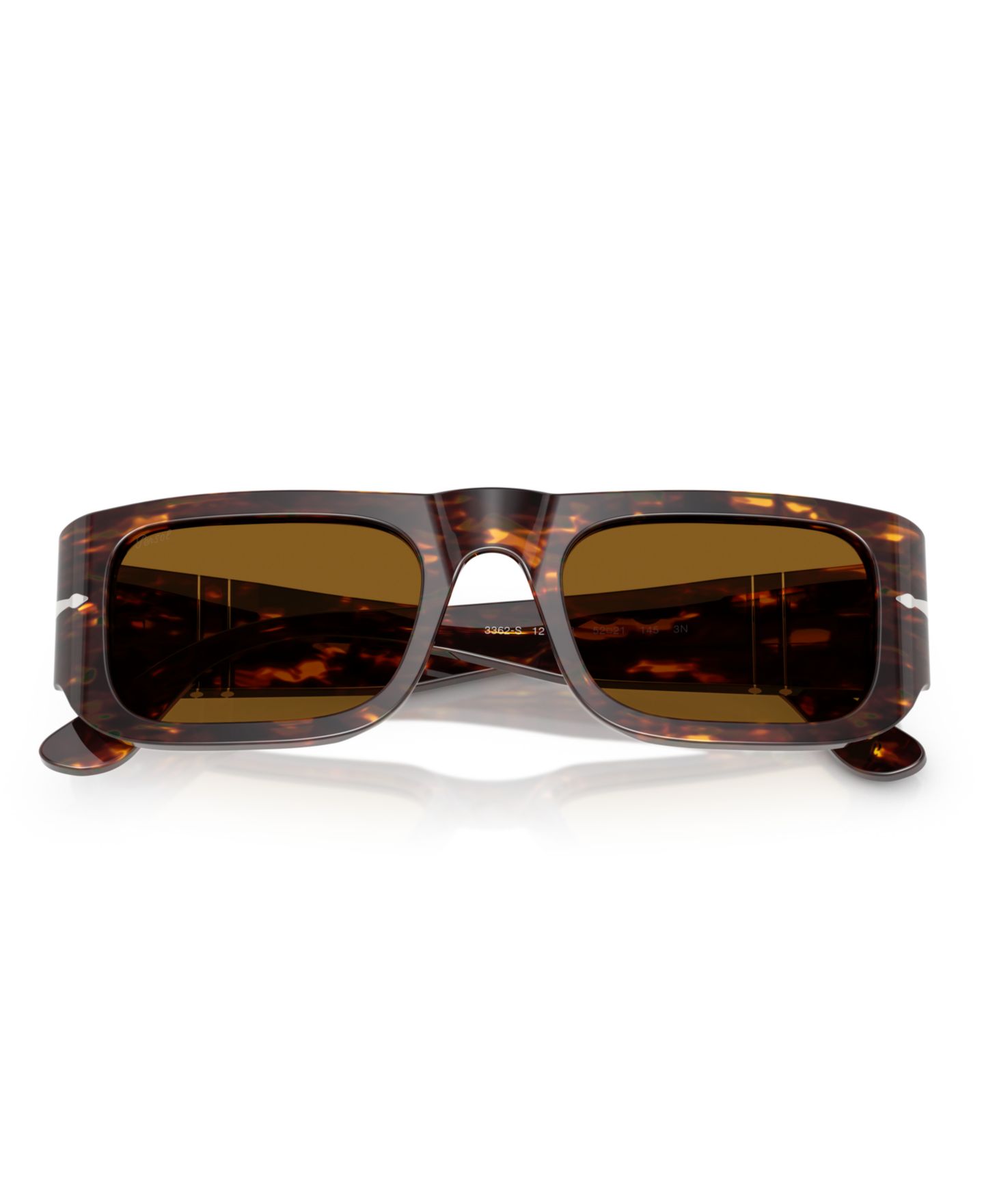 Солнцезащитные очки Persol Unisex Heart, PO3362S, цвет: Коричневый / Яркий жёлтый — фото 5