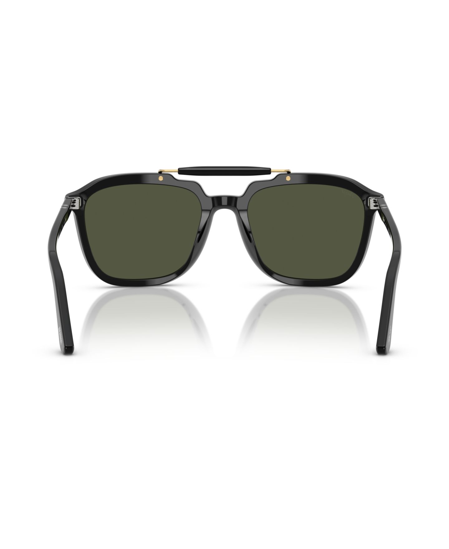 Солнцезащитные очки Persol Unisex Round, PO0203S, цвет: Чёрный — фото 4