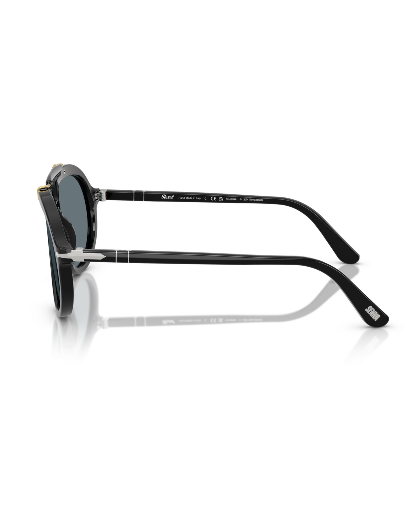 Солнцезащитные очки Persol Unisex Polarized PO0202S, цвет: Чёрный — фото 3