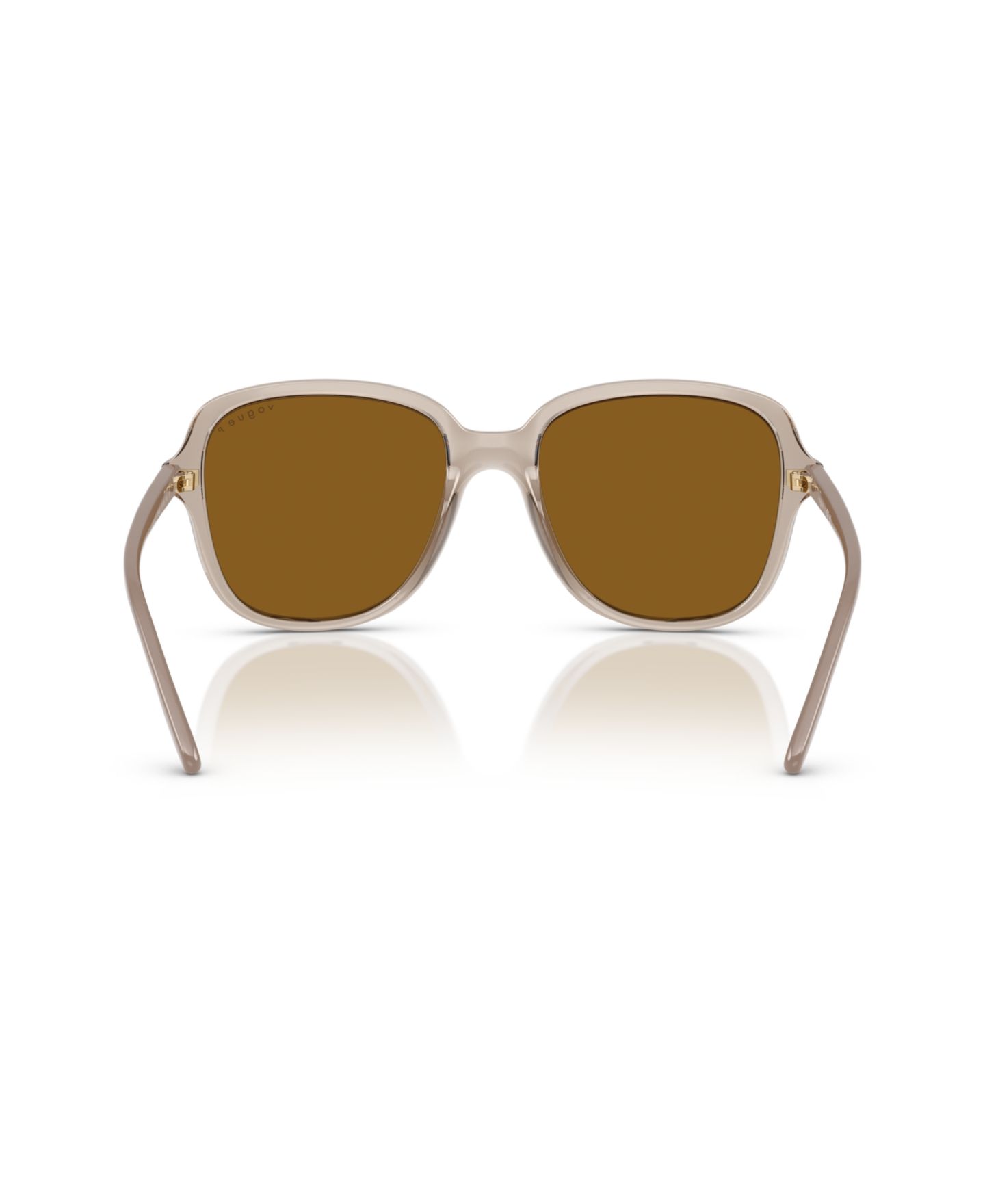 Женские солнцезащитные очки Vogue Eyewear Polarized Sunglasses VO5601S, цвет: Прозрачный карамельный — фото 4