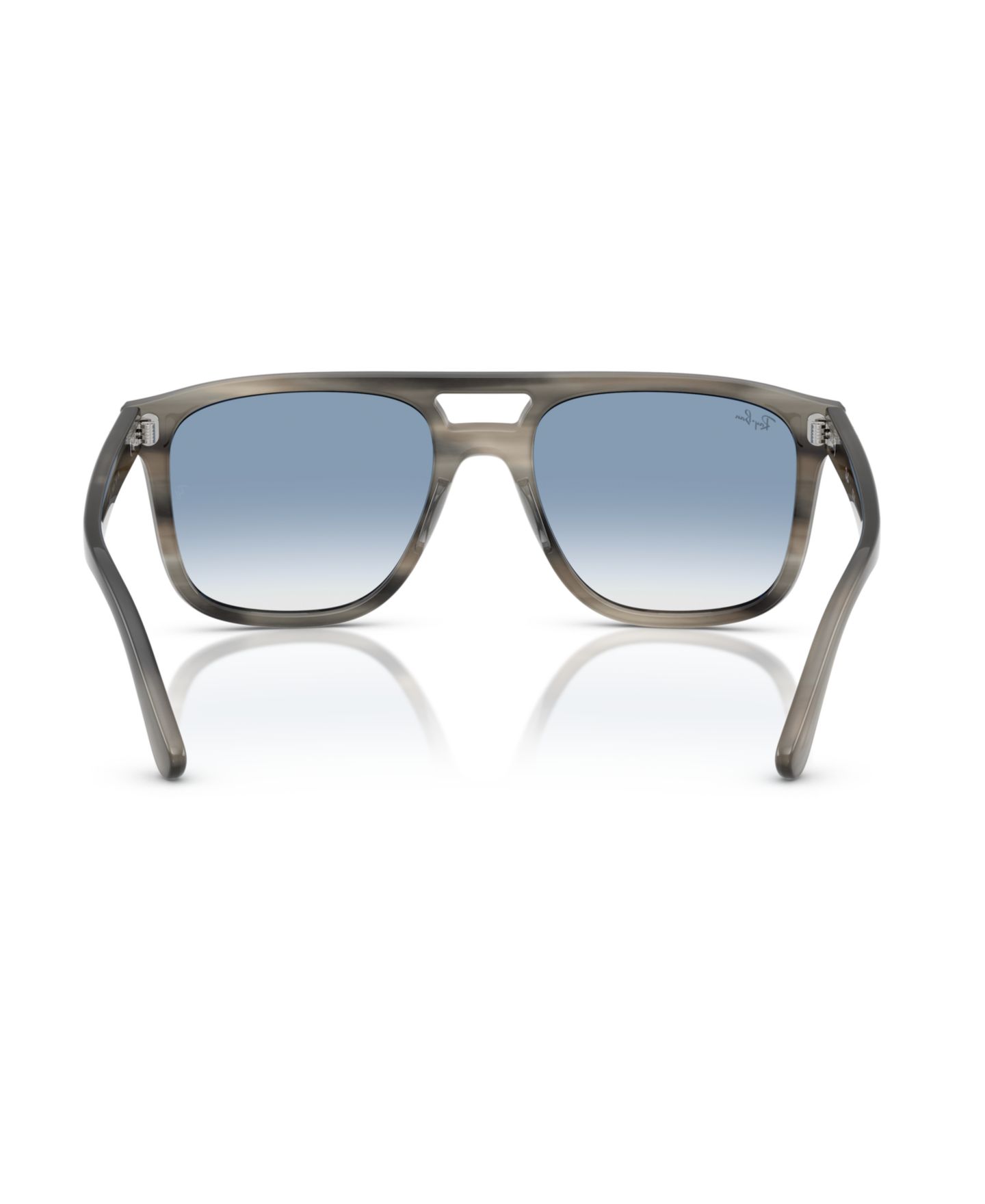 Мужские солнцезащитные очки Ray-Ban Modern Square Sunglasses, RB2213, цвет: Серый гавана — фото 4