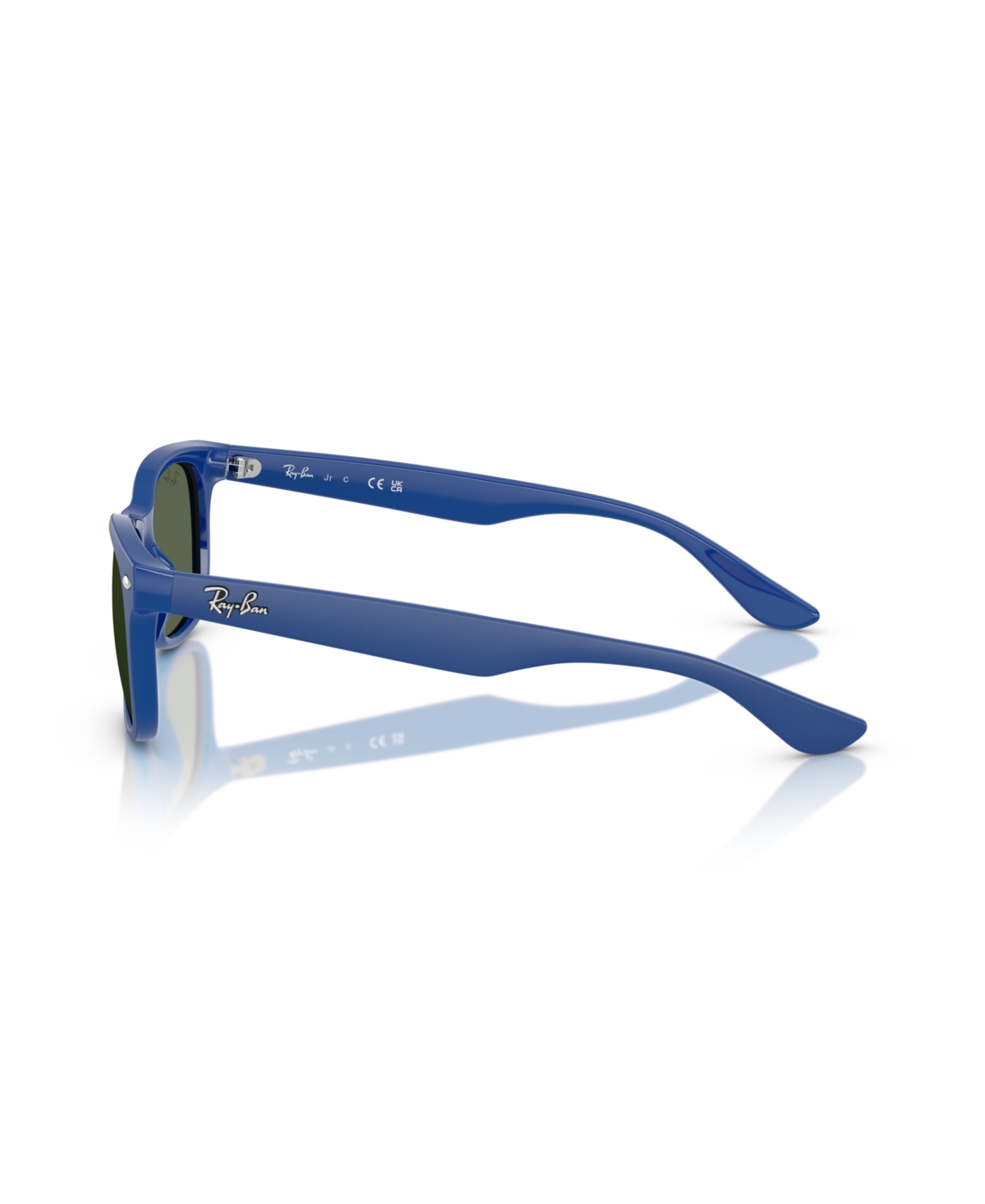 Ray-ban Jr Sunglasses, Junior New Wayfarer Kids Rb9052sf In Rubber Blue