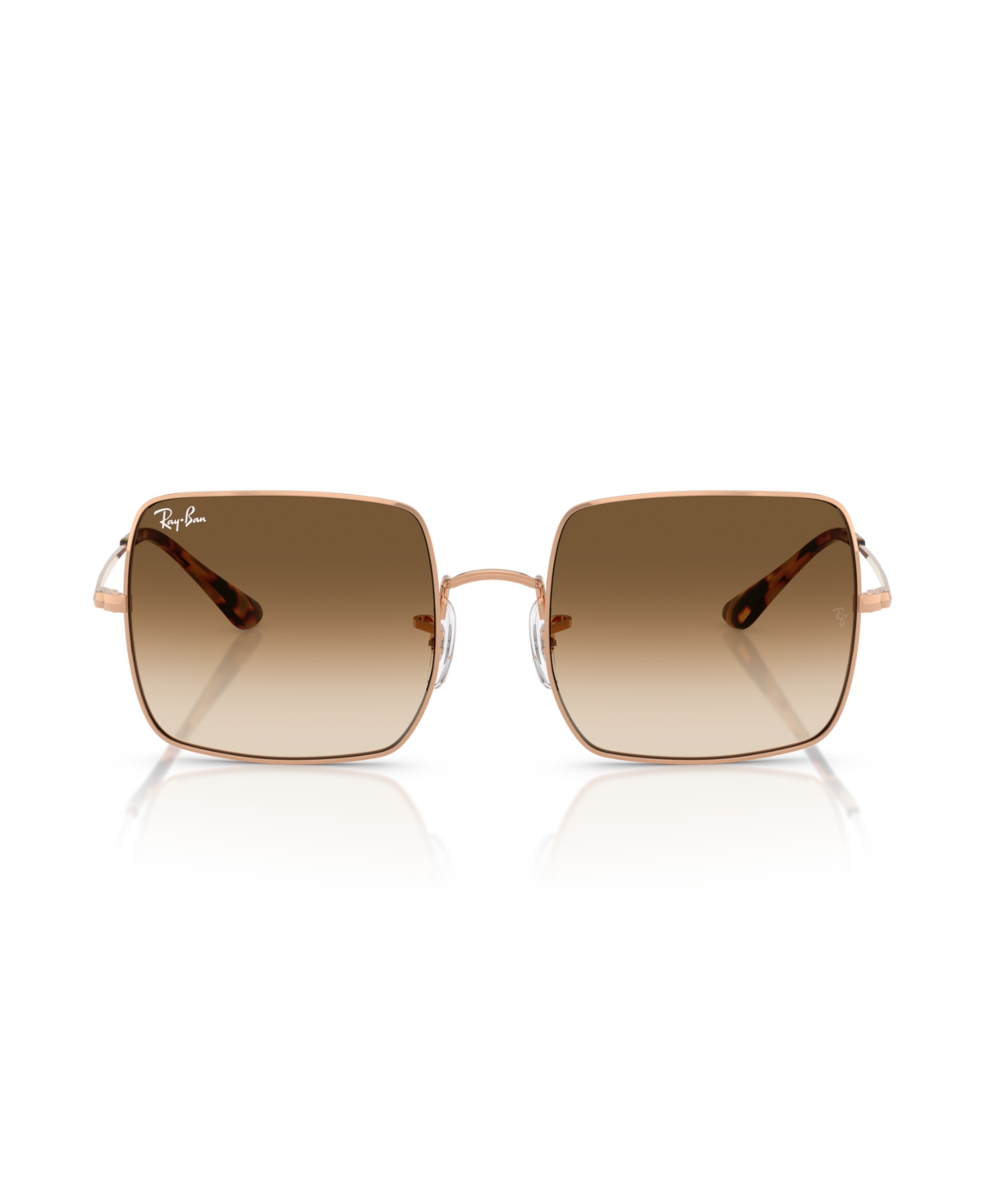 Ray Ban Women's Sunglasses, Square Rb1971 In Rosegold