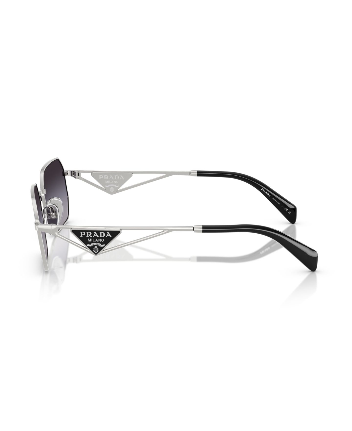 Женские солнцезащитные очки Prada Sunglasses PR A51S, цвет: Серебряный — фото 4