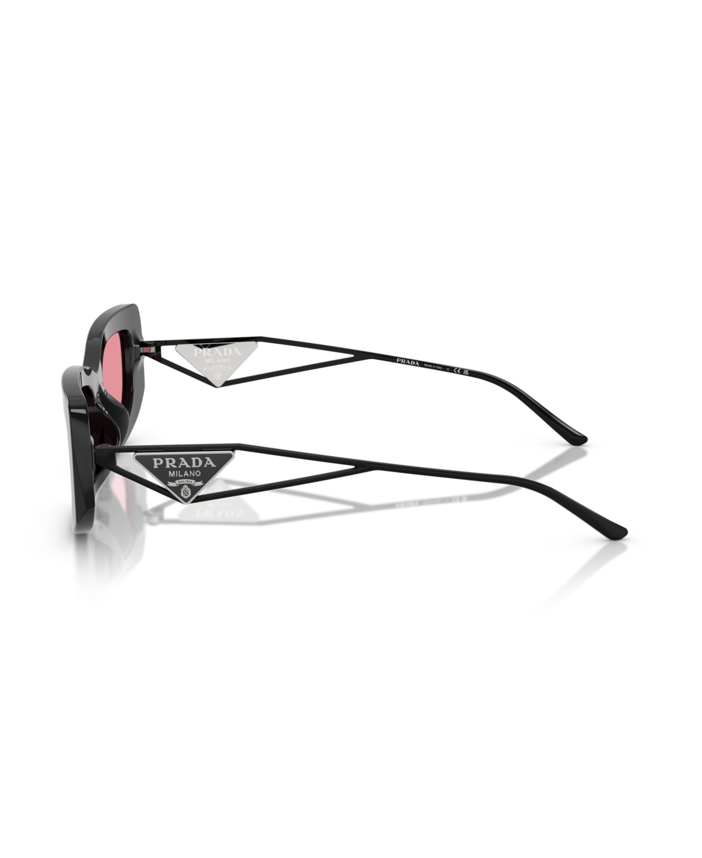 Женские солнцезащитные очки PRADA Sunglasses PR 14YS, цвет: Чёрный — фото 2