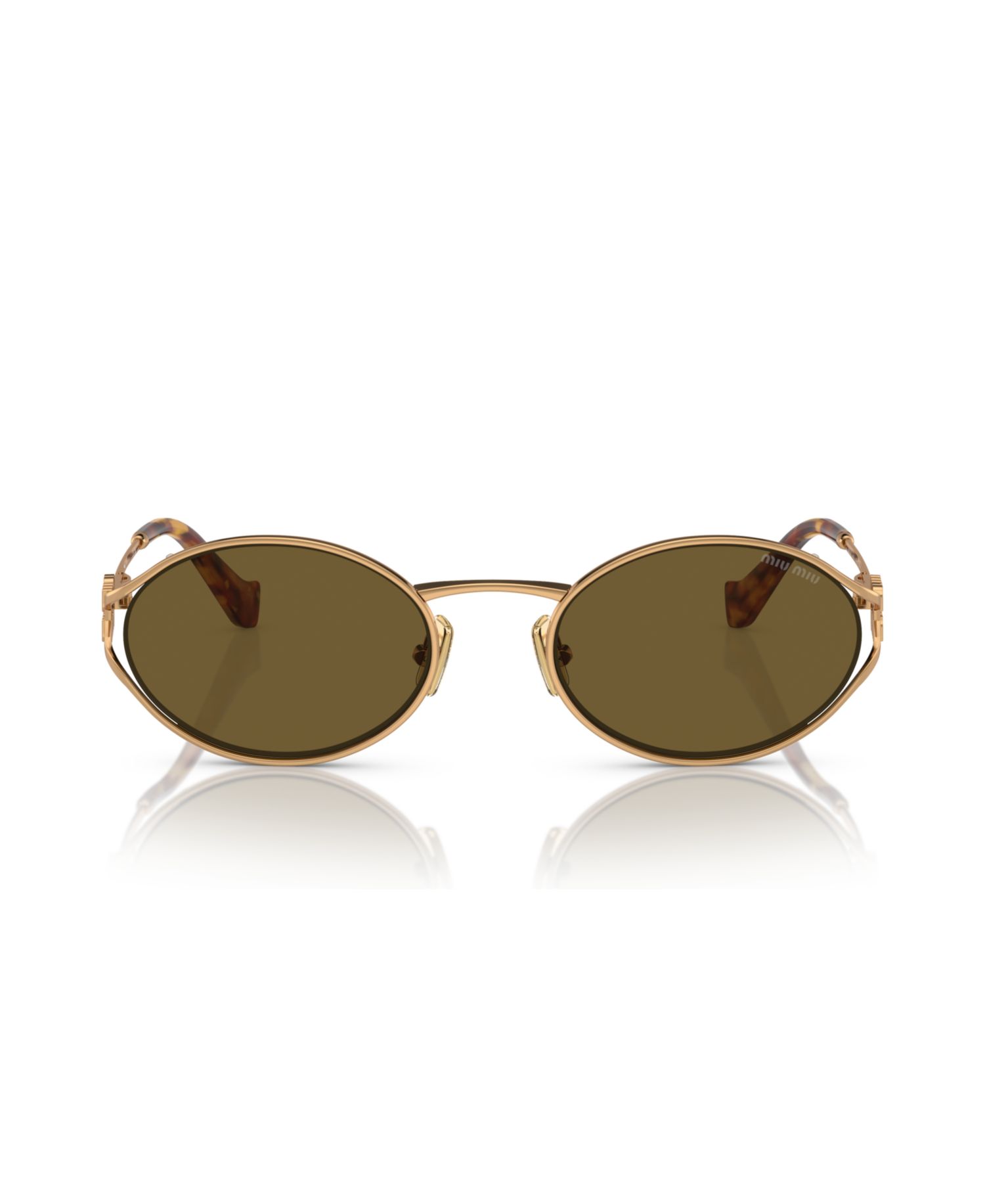 Women's Oval Metal Sunglasses, MU52YS