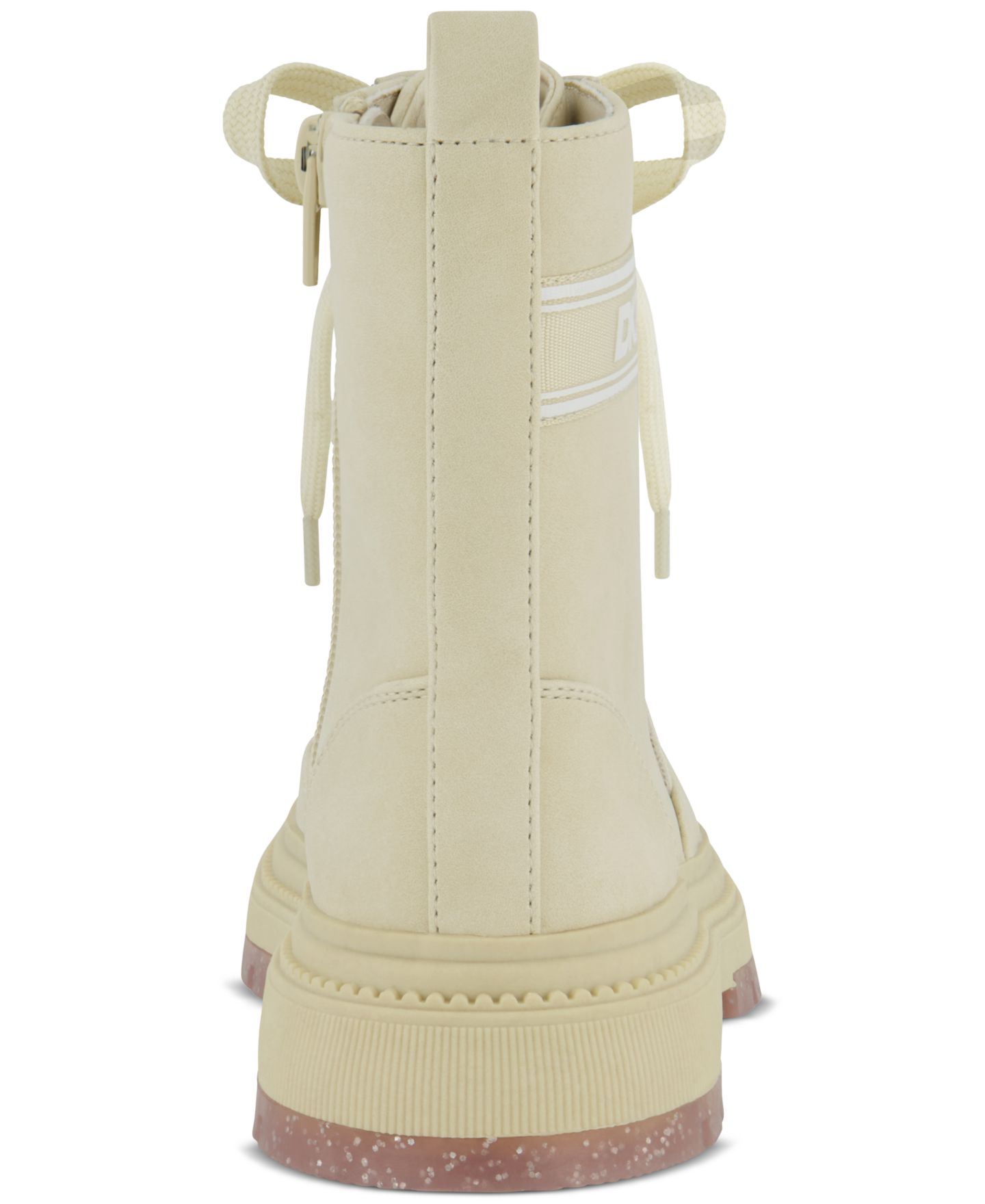 Ботинки DKNY Crissa Logo Webbing Boots для девочек, цвет: Кремовый — фото 5