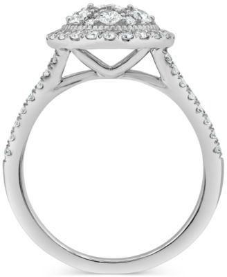Diamond Multi Halo Engagement Ring (1 ct. t.w.) in 14k White Gold