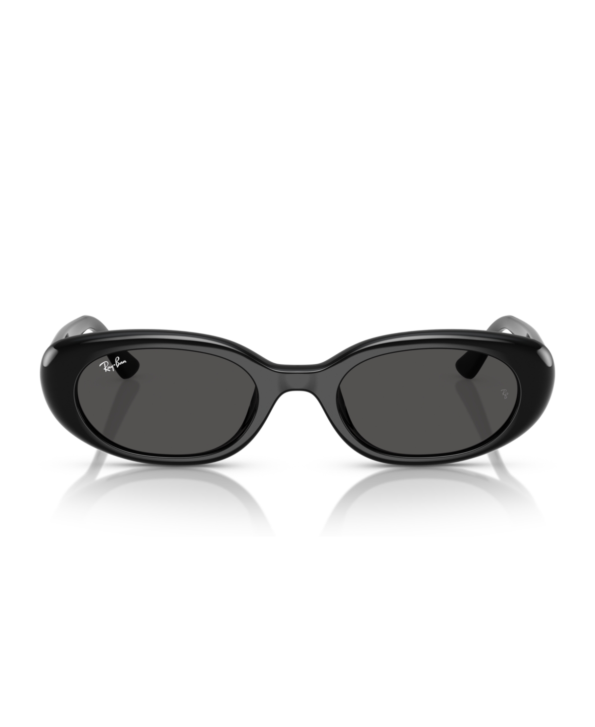 Ray Ban Rb4441d Rectangle Plastic Sunglasses In Opal Beige