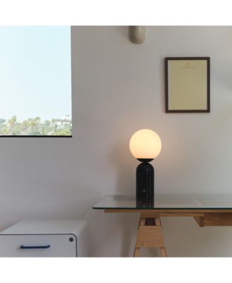 Mila Tall 15" Dimmable LED Table Lamp with Marble Base