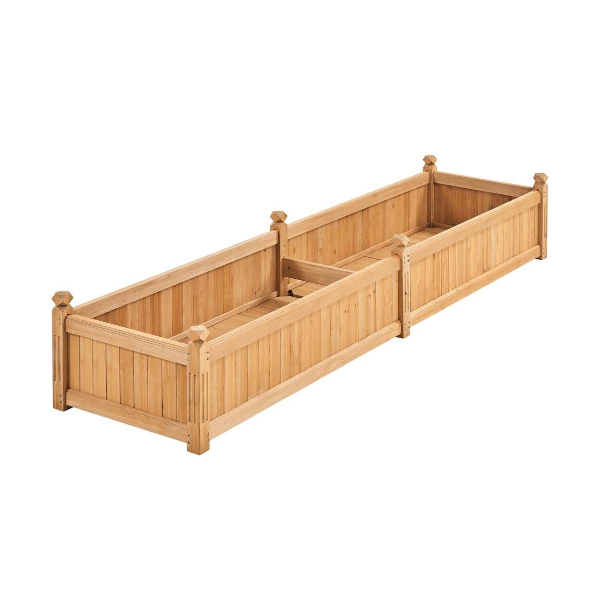 Wooden Raised Garden Bed for Home Vegetable - Light brown