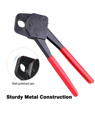 1/2" 3/4" PEX Crimper Copper Ring Crimping Tool Kit with Go/no Go Gauge 2 Pack