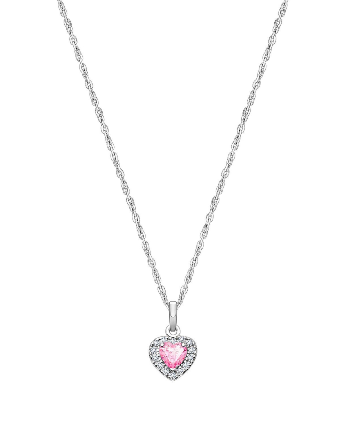 Children's Sterling Silver Blissful Heart Girls' 12-14" Necklace - Sterling silver